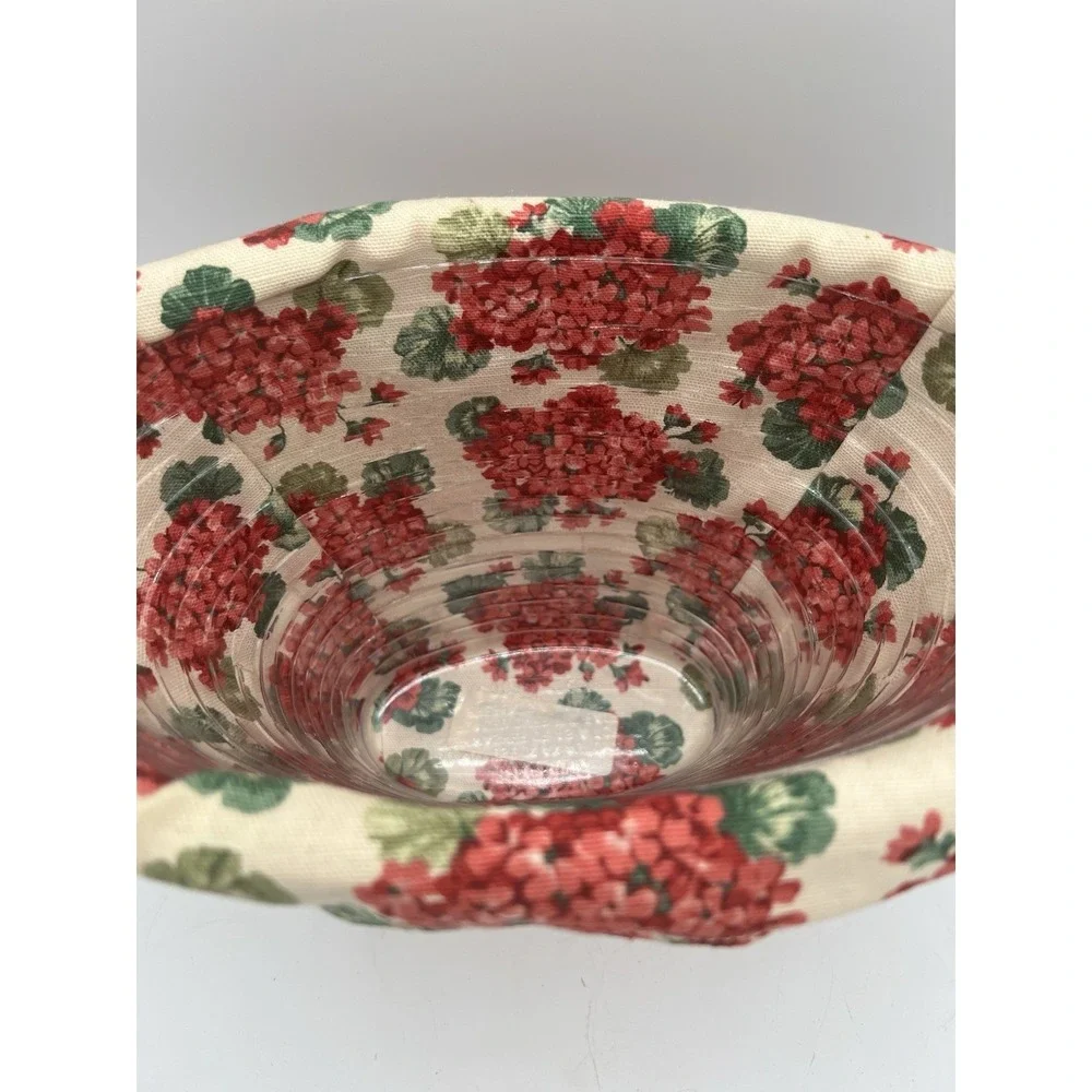 🌸‎ Longaberger 2002 Geranium Basket Combo - Signed -🌸